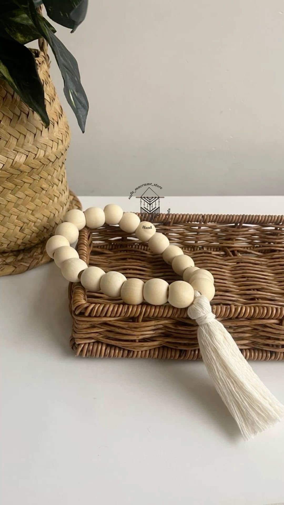 سبحة ديكور خشبية jws1